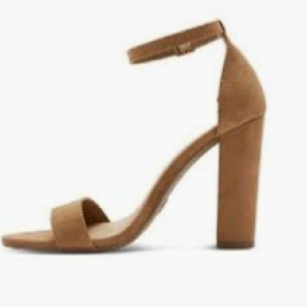 Women's Lulu Block Heel Sandals-Tan